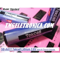 SB-AA11 - Bateria Tekcell SB-AA11 3,6V - Size AA Cylindrical high, Tekcell Thionyl Chloride Li/SOCl2 Battery Tekcell SBAA11, SBAA11, PLC, CNC, IHM, ROBOT ARM - ORIGINAL ou GENERICA - SB-AA11 - Bateria 3.6V Tekcell Li/SOCl2 - model:Standard